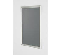 DisplayLager Cornice pieghevole con profilo in alluminio da 15 mm, argento, 70 x 100 cm, alluminio, anodizzato, argento, pannello frontale APET antiriflesso, 70 x 100 cm, 1 conte