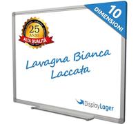 DisplayLager Lavagna magnetica laccata - ideale per ufficio, scuola, sala insegnanti, cucina e sale seminari (100 cm x 100 cm)