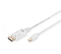Digitus Cavo adattatore DisplayPort AK34010203 - mini DP a DP 3 m FullHD 1080p/60Hz con bloccaggio