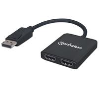 Displayport/Hdmi Splitter 2Port -With Mst 4K/30Hz Usb-A Powered NUOVO