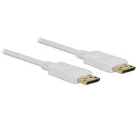 Displayport Kabel Delock DP -> DP St/St 3.00m weiß 4K