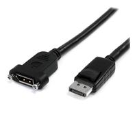 StarTech.com Cavo DisplayPort a Pannello da 1m - 4K x 2K - Adattatore DisplayPort 1.2 da Maschio a Femmina - Cavo di Prolunga D