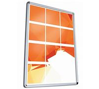 Displayshop Cornice a Scatto 70x100 cm Angolo Tondo Made in Europe alluminio anodizzato