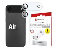 Displex Full Cover Camera Lens Glass, compatibile con iPhone Air, vetro protettivo per fotocamera, 10H, Quick Mount, 2 pezzi (CamGlass All-In-One)