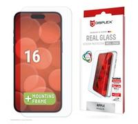 DISPLEX Real Glass+ Case iPhone 16 Accessori telefoni cellulari 02001