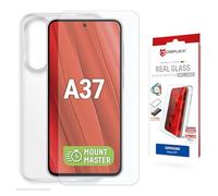 Displex Real Glass MM per Samsung Galaxy A37 5G (Real Glass con MountMaster + Case)