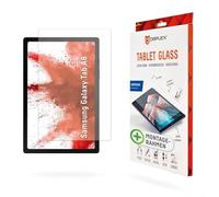 Displex Tablet Glass (9H) per Samsung Galaxy Tab A8, Eco-montaggio cornice a L, infrangibile, ultra sottile, invisibile
