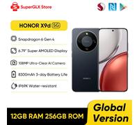 2025 Nuovo HONOR X9d 5G Versione globale 6.79 "120Hz Display Super AMOLED Telecamere OIS da 108MP 8300mAh Batteria da 3 giorni Android15 Dual SIM