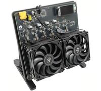 Disponibile, Nuovo Rev3.1 12TH/s Bitcoin Miner, 200W, 16J/TH Efficiente, 50dB Basso Rumore, Chip BM1370, Macchina Crypto, per Uso Domestico e Mining Open Source, Nero