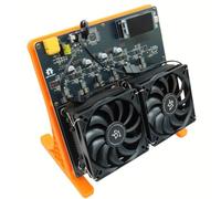 Disponibile, Nuovo Rev3.1 12TH/s Bitcoin Miner, 200W, 16J/TH Efficiente, Chip BM1370, Macchina Crypto, 50dB Basso Rumore, per Uso Domestico e Mining Open Source, Arancione
