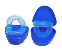 Dispositivi Anti Russamento, 2 Pezzi Bite Dentale Antirussamento, Protege Dente Bruxismo, Protettori Buccali Per Uso Notturno, Scatola Di Stoccaggio Inclusa, Facile Da Pulire E Riutilizzabile