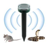 Dispositivi di deterrente della talpa - Repule dupul e Gopher impermeabile | Controllo dei parassiti Snake Mole Detrainer impermeabile | Reputore antiparassitario ad ultrasuoni per giardino |