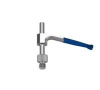 Dispositivi di fissaggio CMM, Morsetto di tensione Morsetto di tensione, Morsetto flessibile Piastra di pressione elastica Asta di supporto CMM Piastra di serraggio(E, M6)