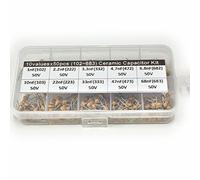 Dispositivi elettronici Condensatore ceramico multistrato monolitico Scatola kit assortiti MLCC 10 valori x 50 pezzi 1nF ~ 68nF