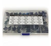 Dispositivi elettronici Condensatore elettrolitico Kit assortito Assortimento scatola 15valueX10pcs 16V 25V 35V 50V 1uf~470uf