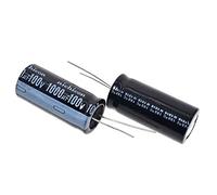 Dispositivi elettronici Condensatori 10PCS 100V1000UF 18 * 35mm Condensatore elettrolitico 1000UF/100V