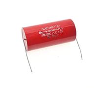 Dispositivi elettronici Condensatori 2PCS 400VDC 20uf Red Generico Audiophiler MKP Condensatore di accoppiamento assiale for altoparlante audio AMPLIFICATORE for CHITARRA