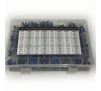 Dispositivi elettronici Kit scatola assortimento condensatore elettrolitico 24valore 550 pezzi 16V~50V 0.1uF~2200uF
