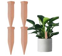 Dispositivi Per Irrigazione Piante In Vacanza,4 Pezzi Irrigatori Automatici Per Piante - Automatico Di Irrigazione In Terracotta Gocciolamento A Rilascio Lento Per Aiuole Serre E Da