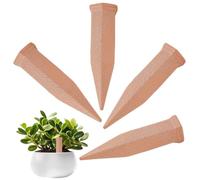 Dispositivi per Piante ad Autoinnaffiamento, 4 Pezzi Irrigatore per Piante, Gocciolatori In Terracotta A Rilascio Lento Per D'appartamento Aiuole Giardinaggio In Assenza