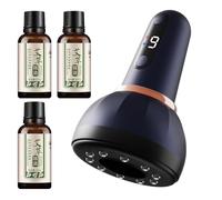 Dispositivo a coppa - Massager a vuoto elettrico leggero e portatile 9 modalità Dispositivi di vibrazione del massaggio per cosce, addome, collo, schiena, glutei