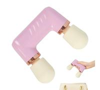 Dispositivo a percussione a doppia testa - Mini massaggiatore per il corpo portatile, dispositivo muscolare compatto, dispositivo di vibrante, attrezzatura per il recupero degli | Gym