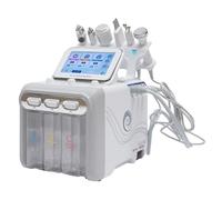 Dispositivo acquafaciale Hydro Facial 6 in 1 con indicatore LED, piccolo apparecchio di ossigeno a bolla per la casa, idrogeno, ossigeno, cura della pelle, SPA, strumenti di bellezza