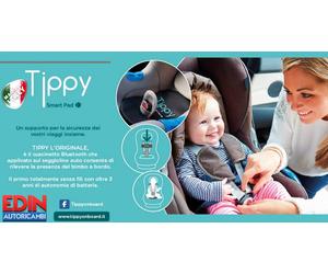 DISPOSITIVO ANTI ABBANDONO TIPPY NEONATO PER SEDIOLONE SEGGIOLINO AUTO