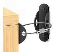 Dispositivo anti-ribaltamento | Cinghie di sicurezza per mobili | Kit anti-ribaltamento | Connettore da parete per staffa cassettiera | Sicuro per bambini a prova di libri, scaffali e armadi
