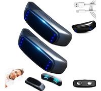 Dispositivo anti-russare professionale slimoly, mento a tappo russare montato, dispositivo anti-snoring portatile, soluzione di russare elettronica intelligente, migliorare la qualità (2pcs)