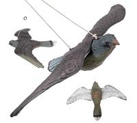 Dispositivo anti-uccelli, Dissuasore per uccelli per esterni Realistico Dispositivo anti- con texture trasparenti Montaggio su palo o decorativo indipendente per allontanare gli uc