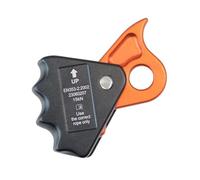 Dispositivo Anticaduta per Arrampicata con Fune da 15 KN, Dispositivo di Arresto per Corda in Lega di Alluminio, Dispositivo di Arresto per Arrampicat, Arancia