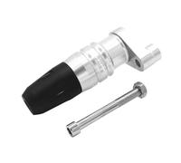 Dispositivo Anticollisione Moto 6061-T6 Tappo Anti-collisione Anti-caduta Con Cursore Telaio In Alluminio Per YZF R3 R25 MT03 MT25 R3(Argento,A)