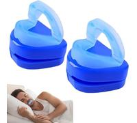 Dispositivo Antirussamento Supporto per un Sonno Sereno, Design Ergonomico in TPE Puro, Aiuta a Ridurre il Russare (2 pezzi)