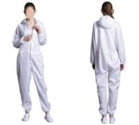 Dispositivo Antistatico, Tute protettive unisex, indumenti puliti, cappuccio, antipolvere, statici, for camere bianche, da lavoro for verniciatura(Groen,XX-Large)