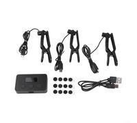 Dispositivo automatico clicker per schermo con 5 livelli di velocità fino a 30 dita fisiche silenziose per giochi mobili e app, strumento regolabile con batteria da 200 mAh, materiale ABS, due metodi