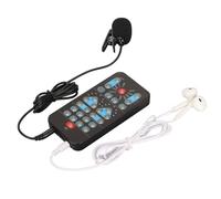 Dispositivo cambia voce, Scheda audio portatile, Microfono portatile Cambia voce Disguiser Macchina per effetti sonori con 8 effetti sonori, Scheda mixer per tablet telefono