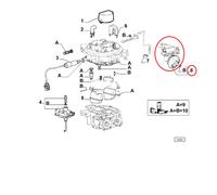 DISPOSITIVO CARBURATORE FIAT TEMPRA - TIPO ORIGINALE 9944539