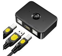 Dispositivo Condivisore di Stampante | Hub USB,Selettore Computer per Aule Presentazioni Domestiche Videoconferenze Streaming e Sala Controllo