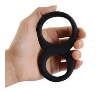 Dispositivo da uomo rotondo in silicone a doppio anello da allenamento 8