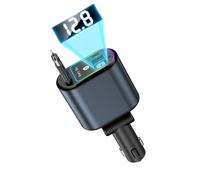 Dispositivo dell'automobile del porto 120W 4 con l'uscita del display digitale per l'automobile multipla permanente della costruzione del metallo dei dispositivi multipli