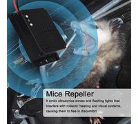 Dispositivo deterrente per roditori di addetto agli animali auto con luce stroboscopica a LED per sicurezza del motore del veicolo
