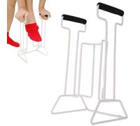 Dispositivo di aiuto calzino a compressione Ergonomic Sock Aiuti per mettere in aiuto calzini con comodi assistenza universale resistente alla corrosione per gli anziani anziani