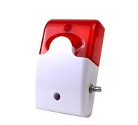 Dispositivo di allarme di sicurezza a LED, facile da installare, 110 dB, con controllo del volume, resistente alle intemperie, per uso interno/esterno per veicoli