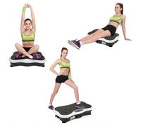 Dispositivo di allenamento a piastre per il drenaggio linfatico e la perdita di peso, piattaforma vibrante per l'allenamento di tutto il corpo, dispositivo di allenamento domestico, palestra per la pe