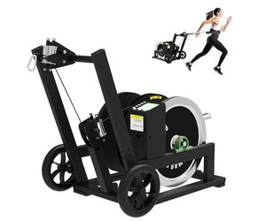 Dispositivo di allenamento di resistenza con display a LED e ritorno automatico della corda per una maggiore potenza e resistenza durante lo sprint, il nuoto e il salto