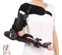 Dispositivo di allenamento per la riabilitazione degli arti superiori del braccio, dispositivo elettrico per la riabilitazione dell'articolazione del gomito, controllo preciso dell'angolo di estensi
