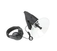 Dispositivo di ascolto con amplificatore del suono Dispositivo di ascolto parabolico Microfono parabolico 8X Monoculare Parabola HD per l'osservazione e l' degli uccelli di