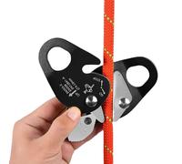 Dispositivo di Assicurazione | Discensore in Alluminio Autobloccante a Forma di Oca - Attrezzatura Tree Climbing - Per Arrampicata Roccia Discesa In Corda Alpinismo Fuga Antincendio Lavoro Outdoor For