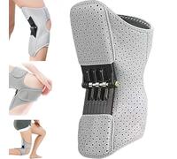 Dispositivo di assistenza al ginocchio, booster di protezione del ginocchio, immobilizzatore al ginocchio, supporto per le articolazioni della virgola per braccio per ginocchio (1Pcs,Gray)